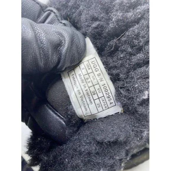 ugg australia black bow short winter bootsbooties - Picture 8 of 8